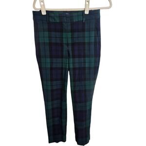 J Crew Pants Women 4 Green Blue J Crew Ruby Pants Cropped Pants Trousers Women
